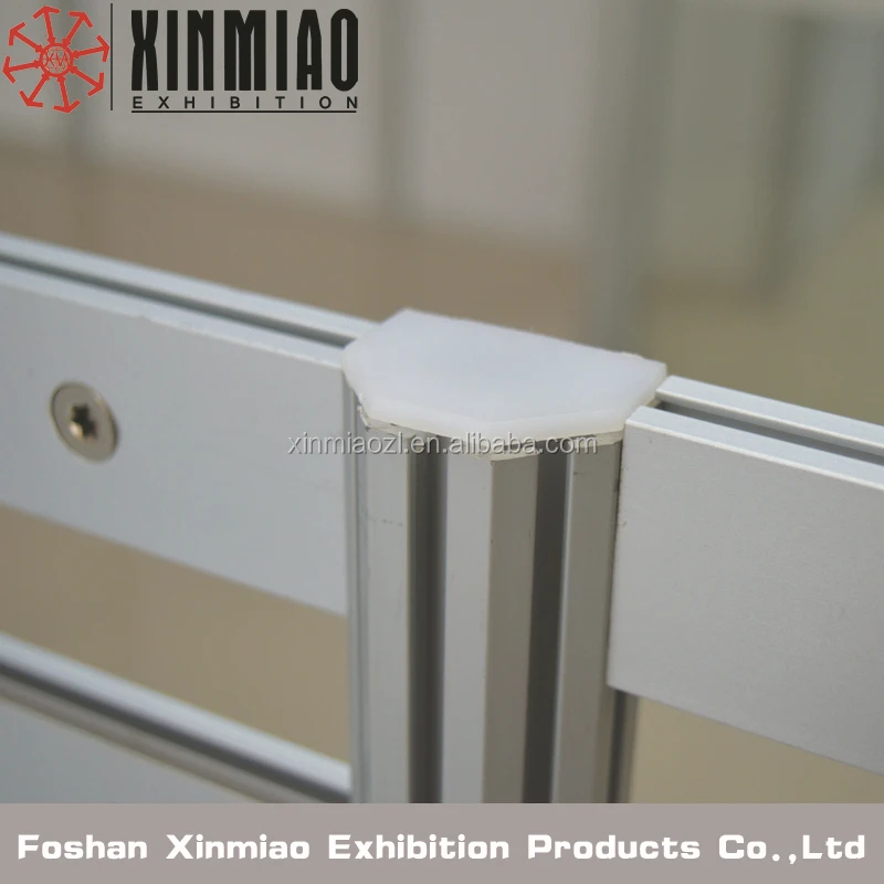 Plastic end  Caps For Shell scheme booth Aluminum Profiles /exhibition booth materials/display accesory equipment manufactory