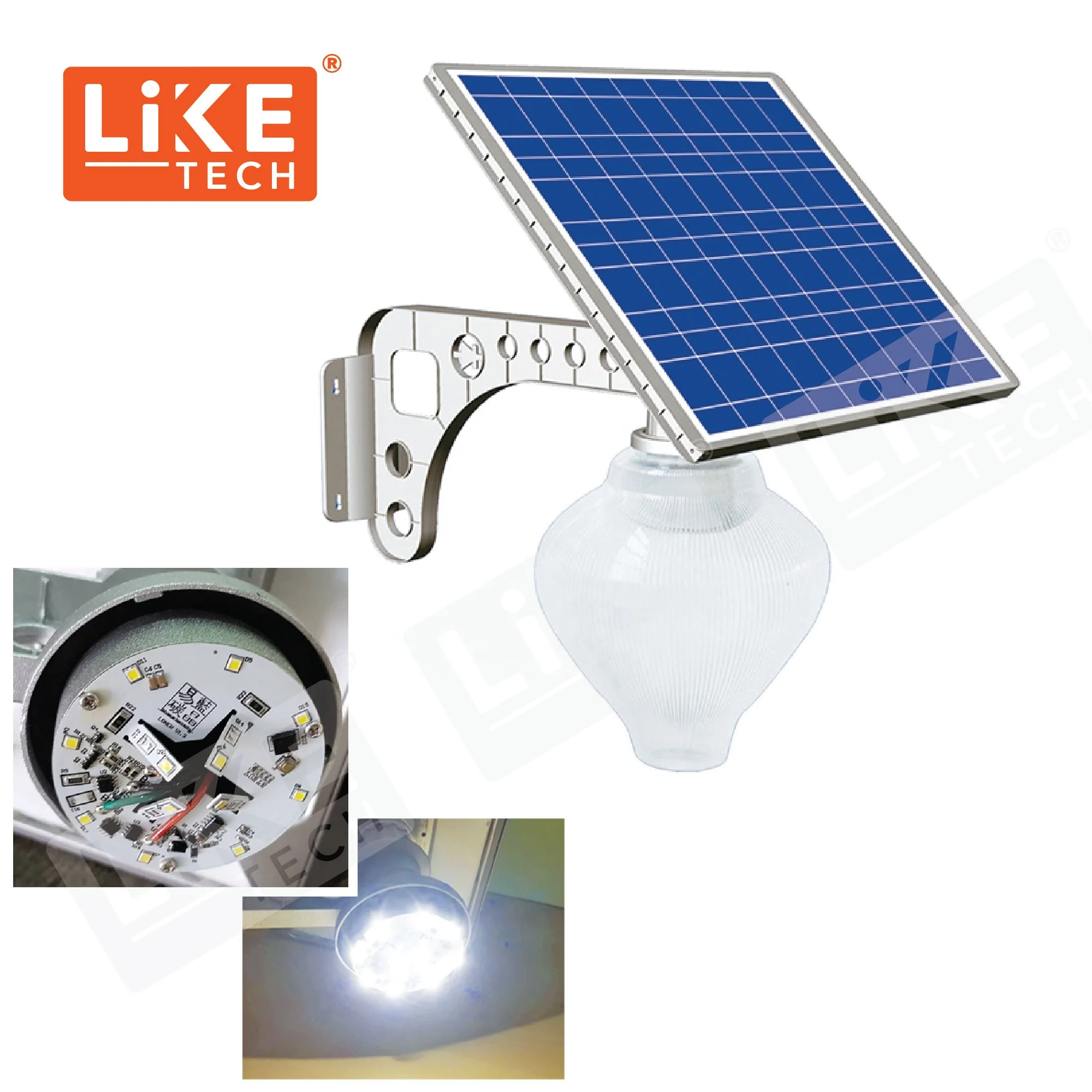 
LikeTech Outdoor Solar Light Garden IP65 for rain proof long life save money for end users quick sell promotional price 