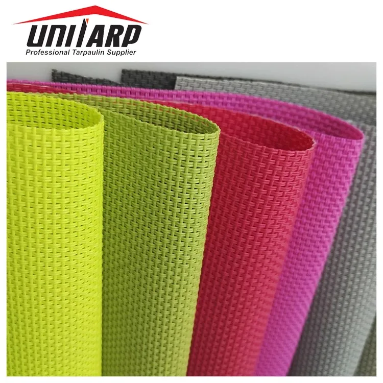 Reinforced Firm Mesh Material PVC Polyester Coated Mesh Fabric for Outdoor Chair