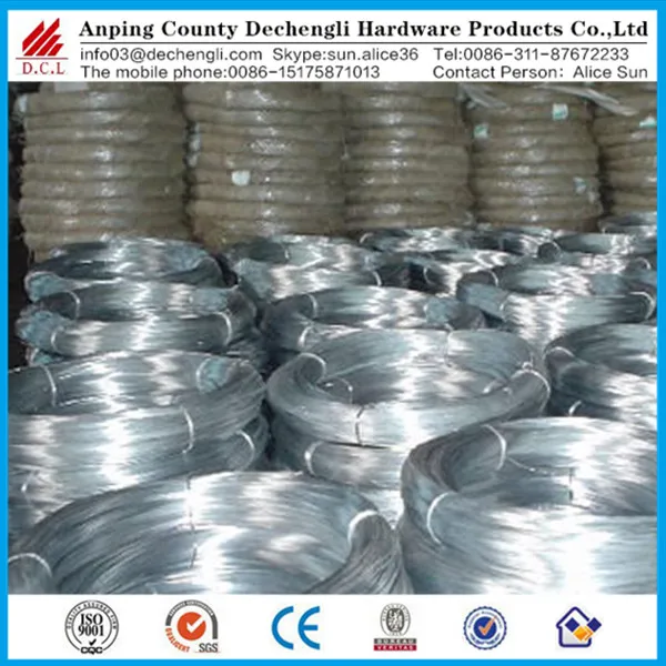 Low Price High Quality BWG 20 21 22 GI Galvanized Wire With Reasonable Price/Galvanized Binding Wire