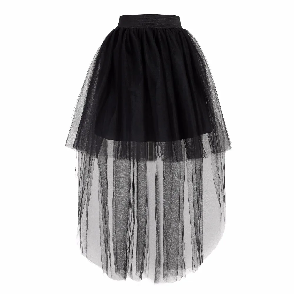 High Quality Wholesale Adult Women Girls Skirt Tulle Ballet Long Black Tutu Skirts For Women