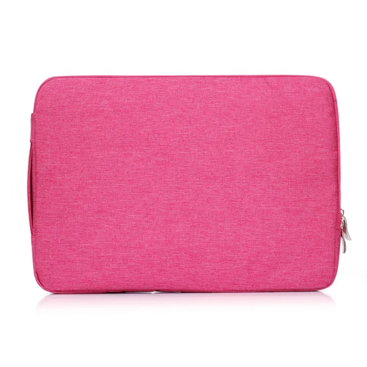 Custom multifunction canvas simple waterproof portable laptop bag for Macbook Lenovo Dell HP 13 inch