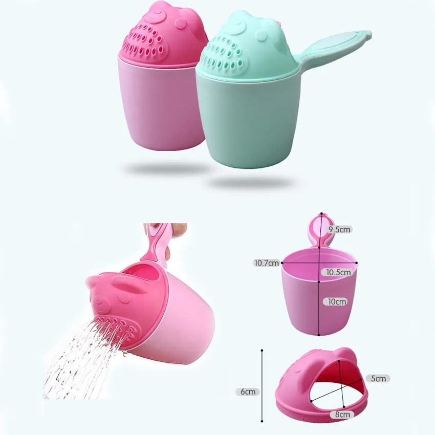 child safety multifunctional baby wash toy bath shampoo rinse cup wash hair cup