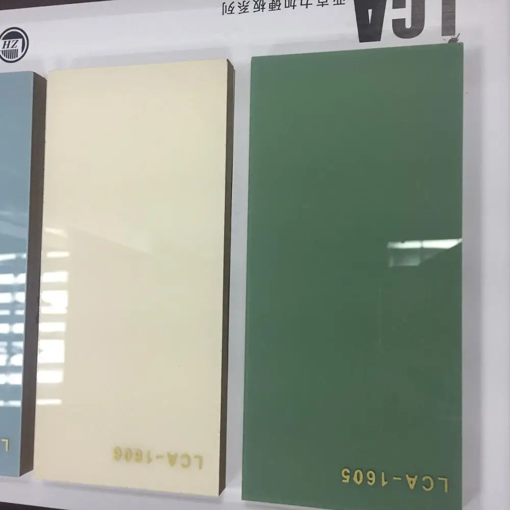 LCA -4 H anti-scratch acrylic sheet on mdf for cabinet