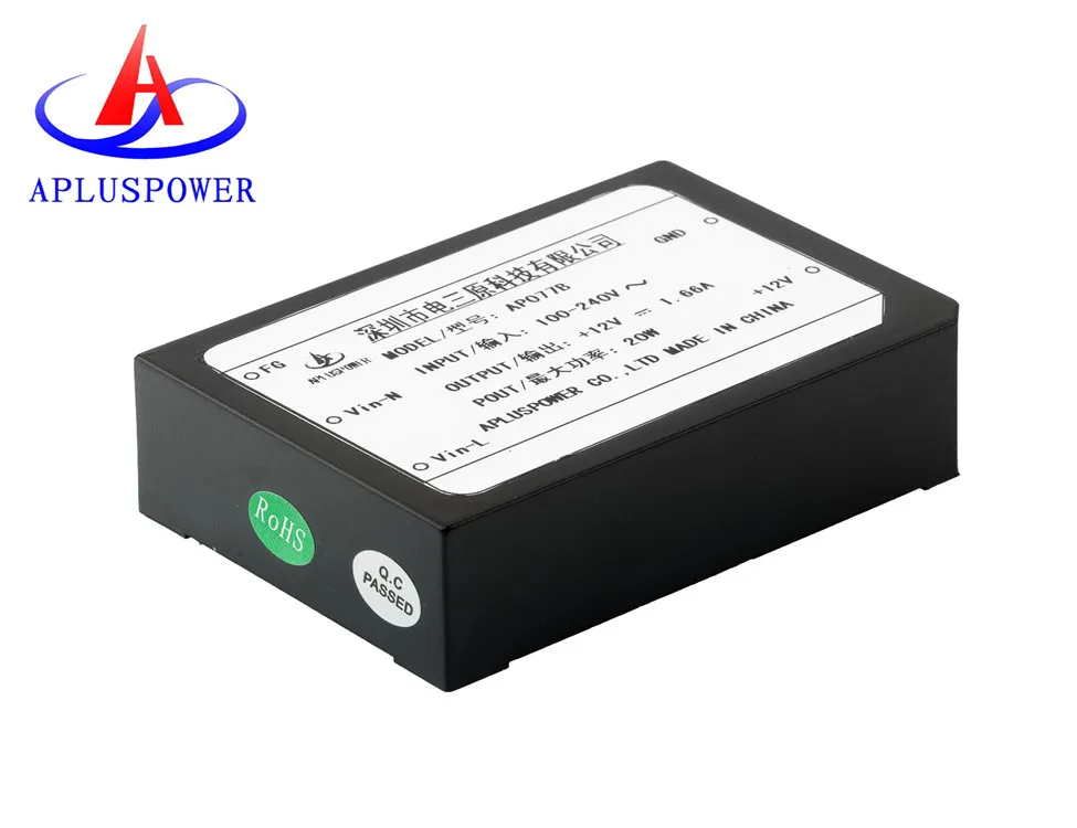 
12V1.7A CCTV power supply box access control system single output 