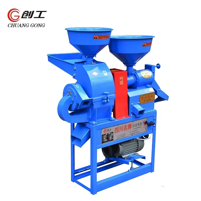 Complete factory price industrial mini rice milling machine combined with wheat flour mill machine 6N40-9FQ20