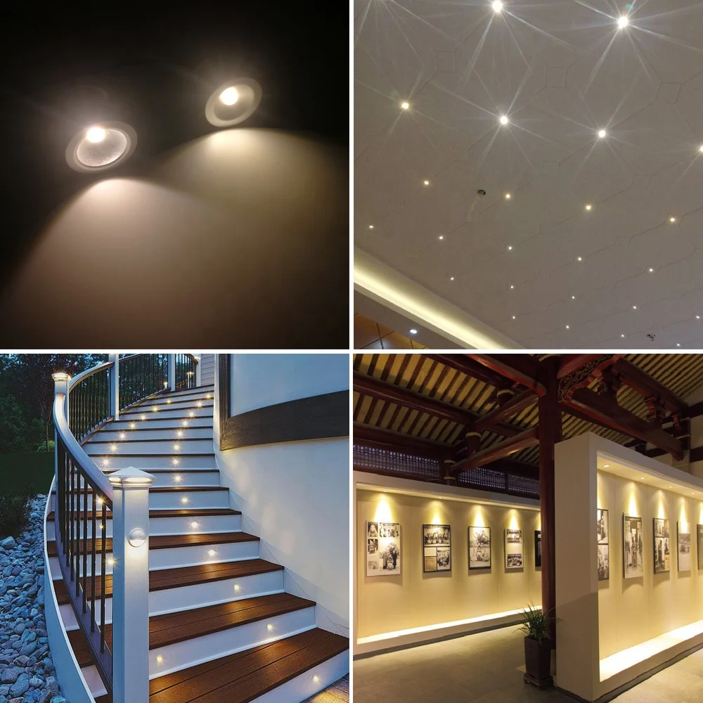 
IP65 Waterproof 25mm Cutout DC3V 12V 60D/120D Recessed Lighting LED Kitchen Ceiling Downlight 