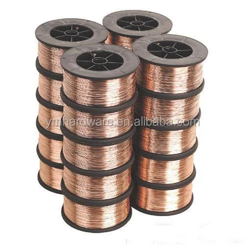 China Manufacturer GOOD QUALITY CO2 Mig Welding Wire 0.8mm 1.2mm AWS A5.18 ER70S-6 solder wire welding material er70s-6