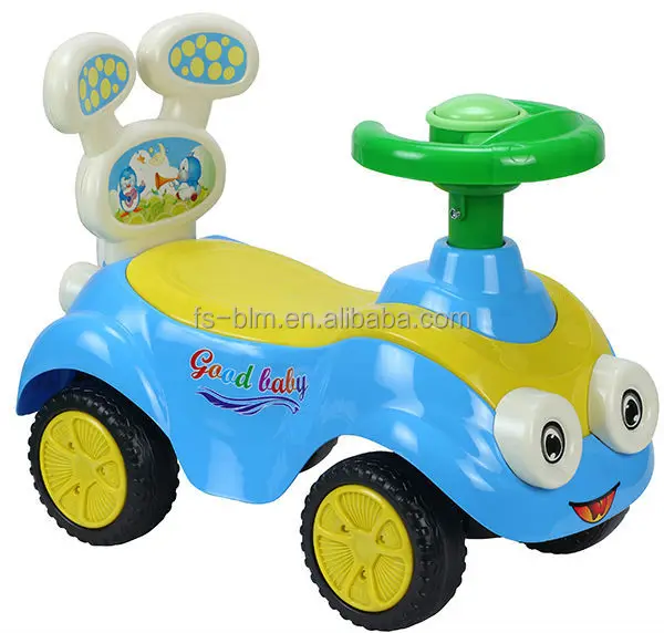 New Hot sale new 4 wheels kids plastic car slide scooter carrier ride on car Q01-1
