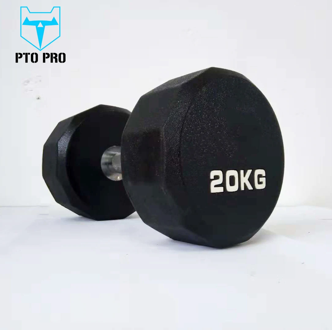 2018 new style fashion round head training dumbbell pu