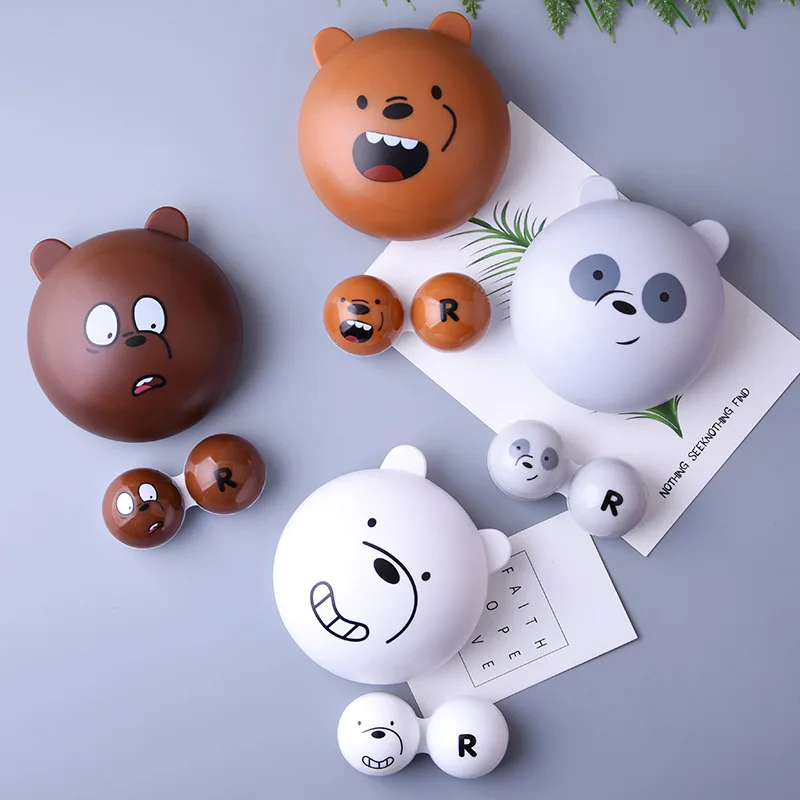 Popular anime  beer contact lens case travel factory price  contact lens case box container