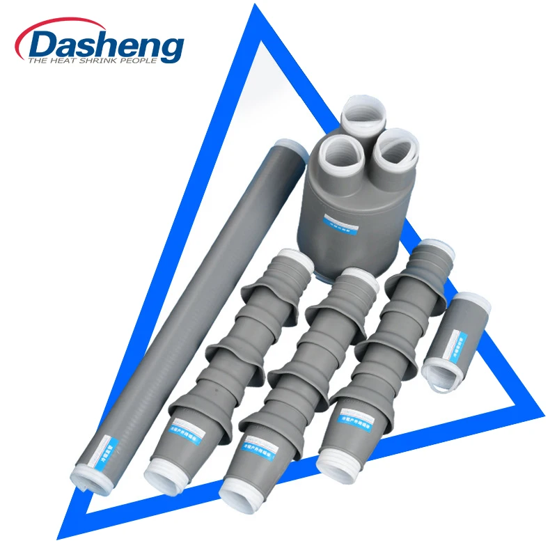 Silicone Rubber Material Full Cable Cold Shrink 11KV Terminal Kit