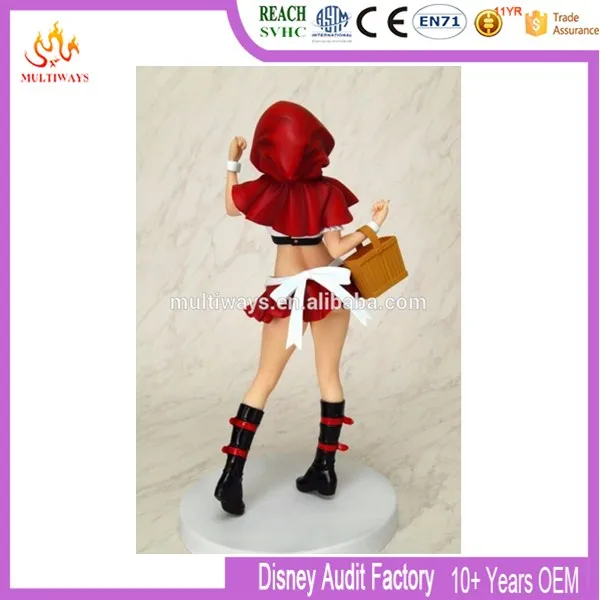 Hot Sexy Japanese Girl Plastic Cartoon Japanese Girl in Uniform for Collection