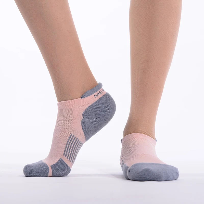 
MEIKAN Custom Unisex Short Socks Quick Drying Anti slip Running Sport Gym Sport Men Ankle Compression Socks 