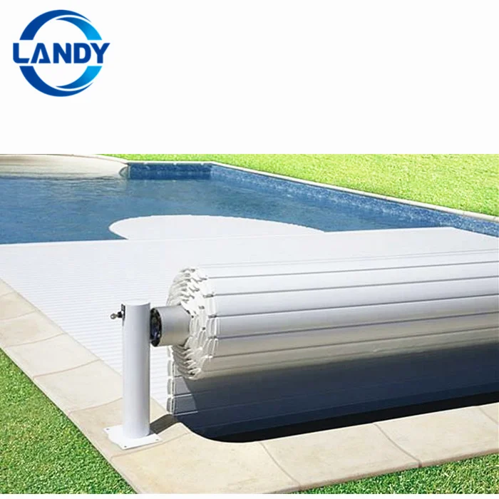 Swimming pool Automatic Shutter Motorized Cover Inground Automatic Swimming Pool Covers