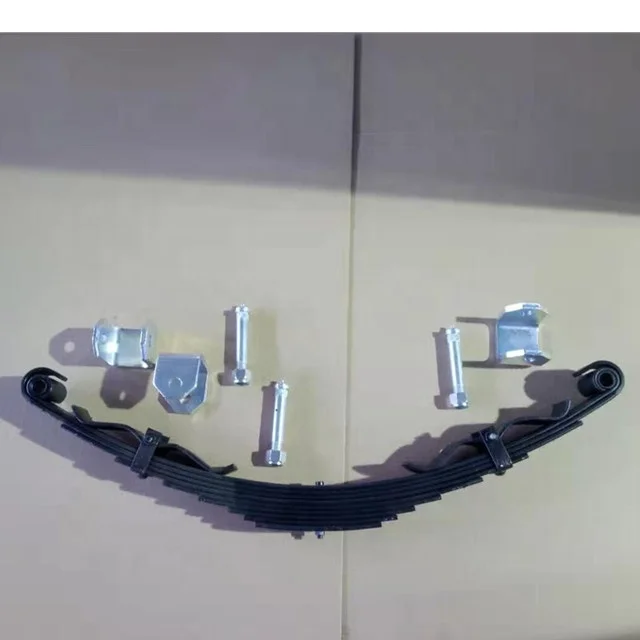 Boat Trailer Suspension Small Leaf Spring Painted Black