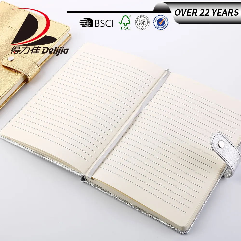 1805027 Golden or sliver glitter japanese cute hard cover notebook