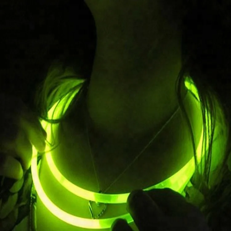 50pcs per tube glow necklace 22 inch glow in the dark necklace glow stick necklace party