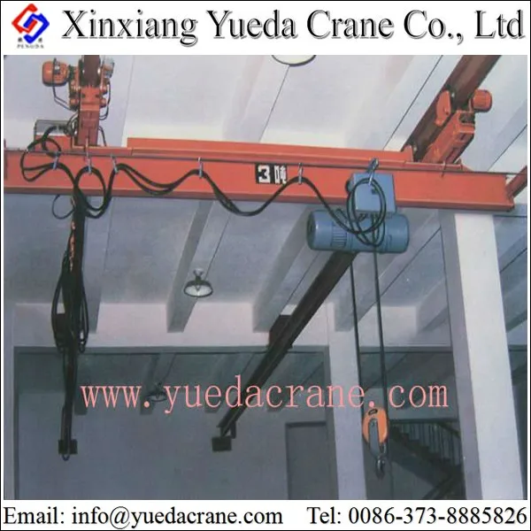 0.5ton-10ton LX Model Single Girder Overhead Suspension Crane Overhead Hang Crane