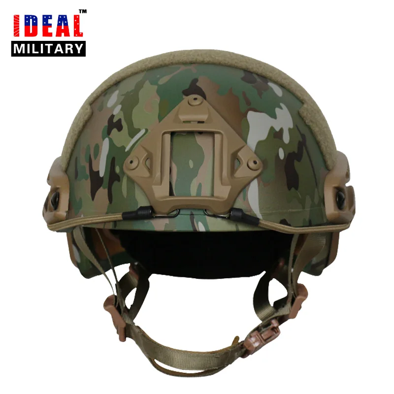 
Multicam Military Anti Riot Helmet Aramid Material FAST Ballistic Helmet For Army 