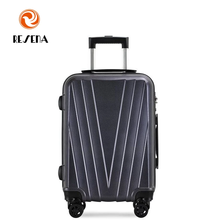 RESENA Factory Unique Design 3PCS Aluminous Trolley Suitcase Travel PC Luggage Set