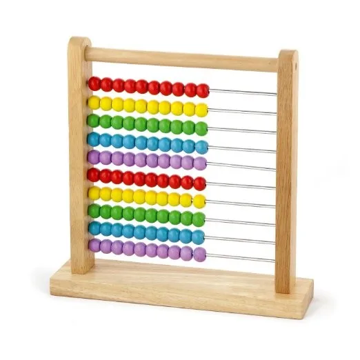 Eco New Educational Wooden Beads Abacus Learning Baby Math Toy