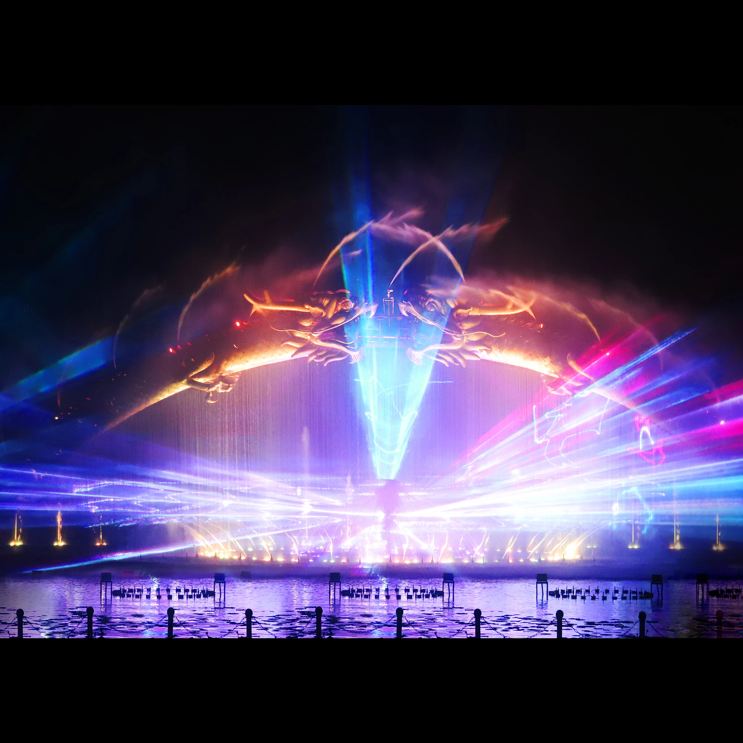 Big Water Show Музыка Танцы фонтан проекты с медиа эффекты для больших