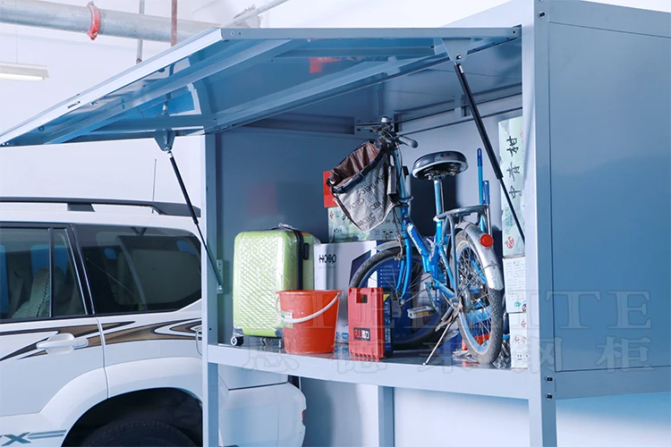New product Over Car Bonnet Storage Cabinet Outdoor Bike Shed