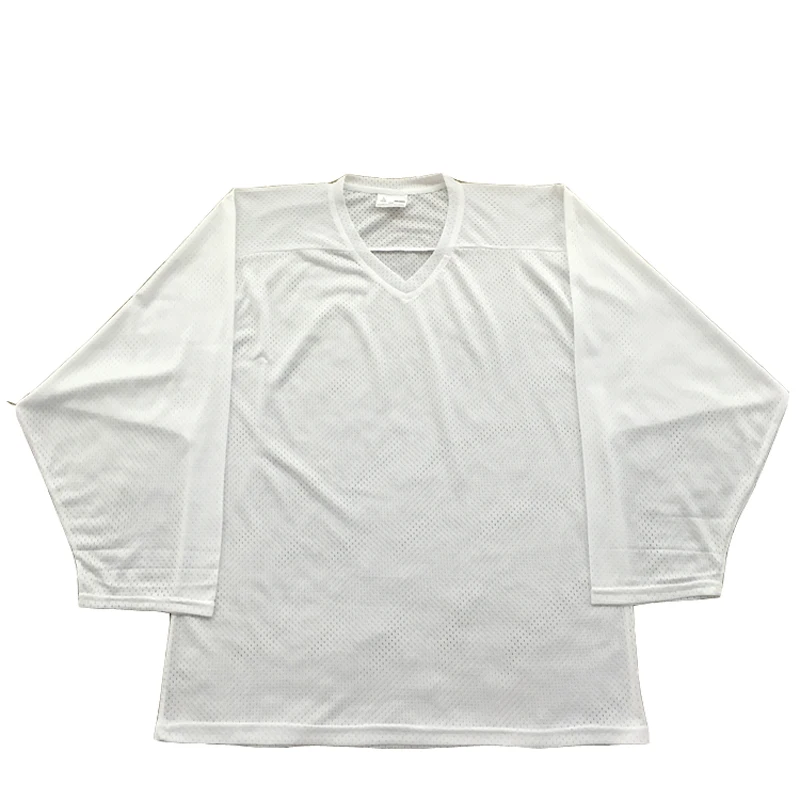Wholesale Any color any size mesh fabric practice blank training ice hockey jersey for training