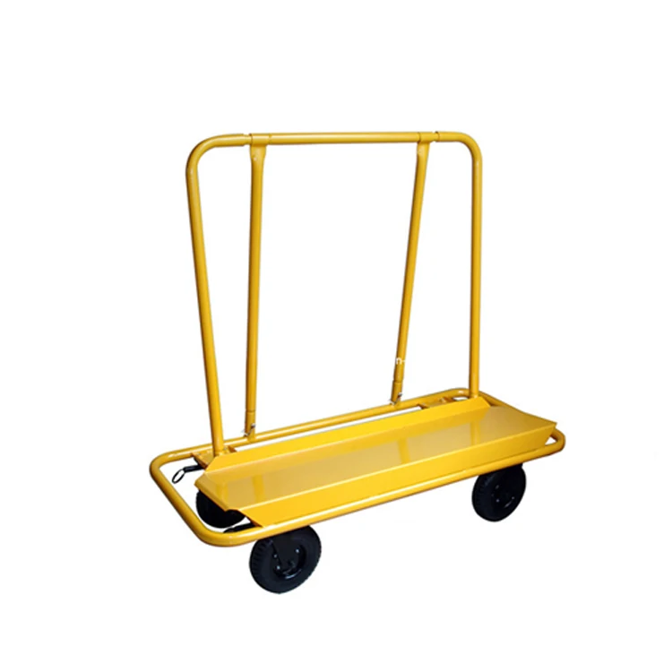 Warehouse 4 wheel metal platform hand truck