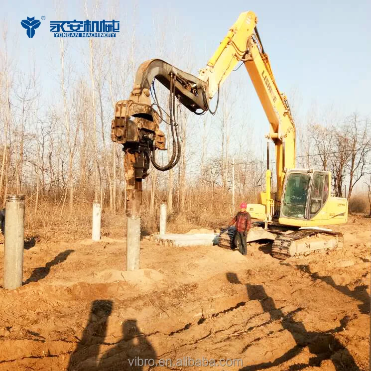 Widely Applied piling Machines V450 Excavator attachment