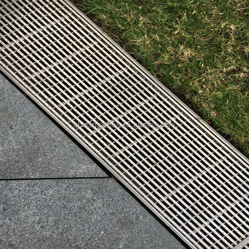 stainless steel plates floor grate / plumbing trench drain cover