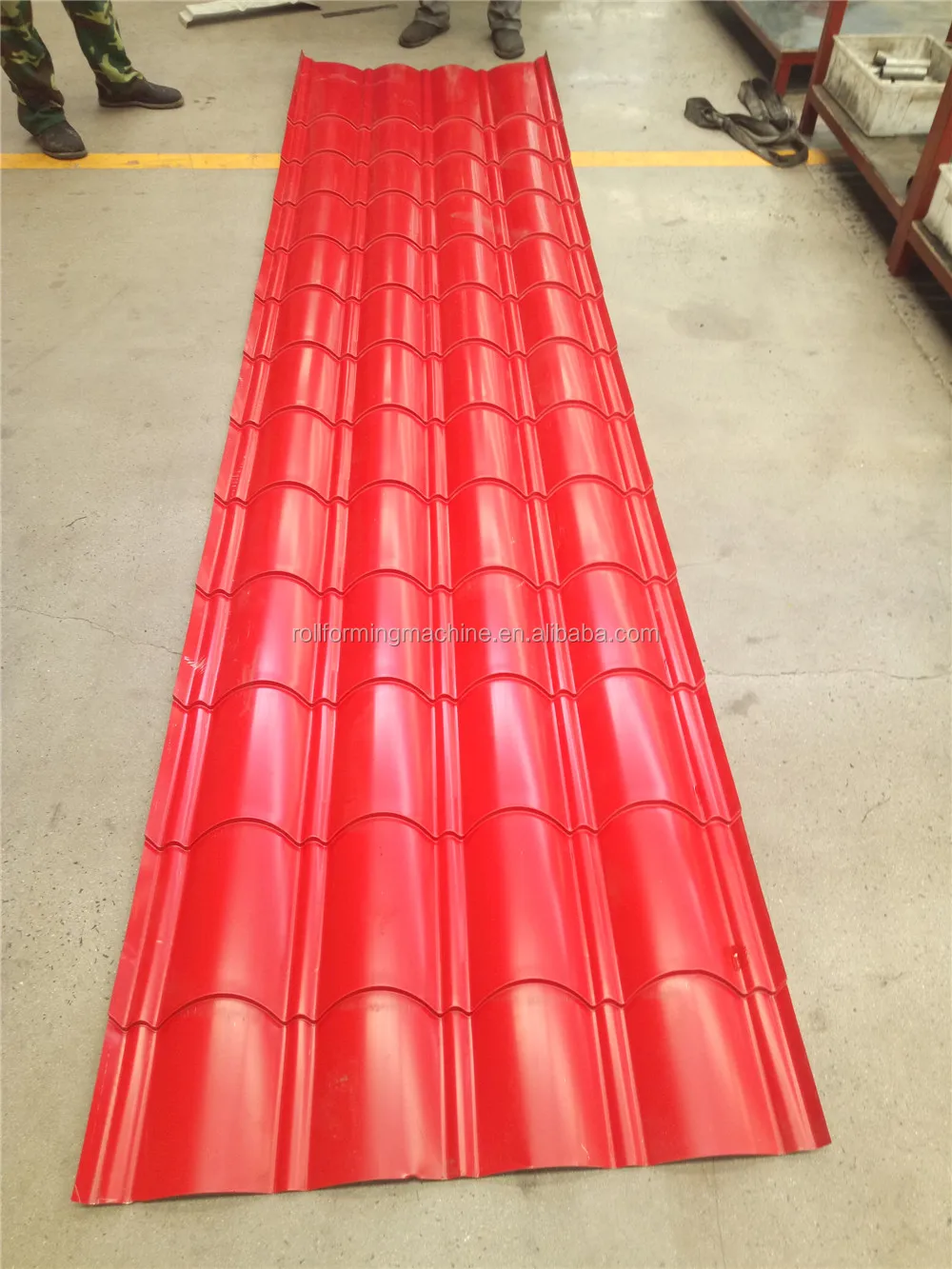 glazed roof tile roll forming machine, metal tile making machinery