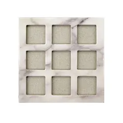 Private Label 9 color Eyeshadow Empty Palette 26mm Empty Eyeshadow Container marble magnetic palette 12 holes