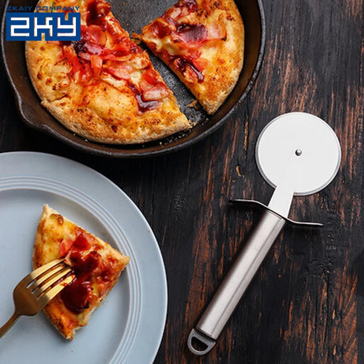 Кухонный инструмент, Круглый двойной ролик из нержавеющей стали, нож для пиццы, резак, кондитерские изделия, тесто-макарон