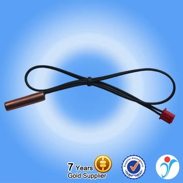 Red connector brass probe temperature sensor ntc thermistor 30k ohm