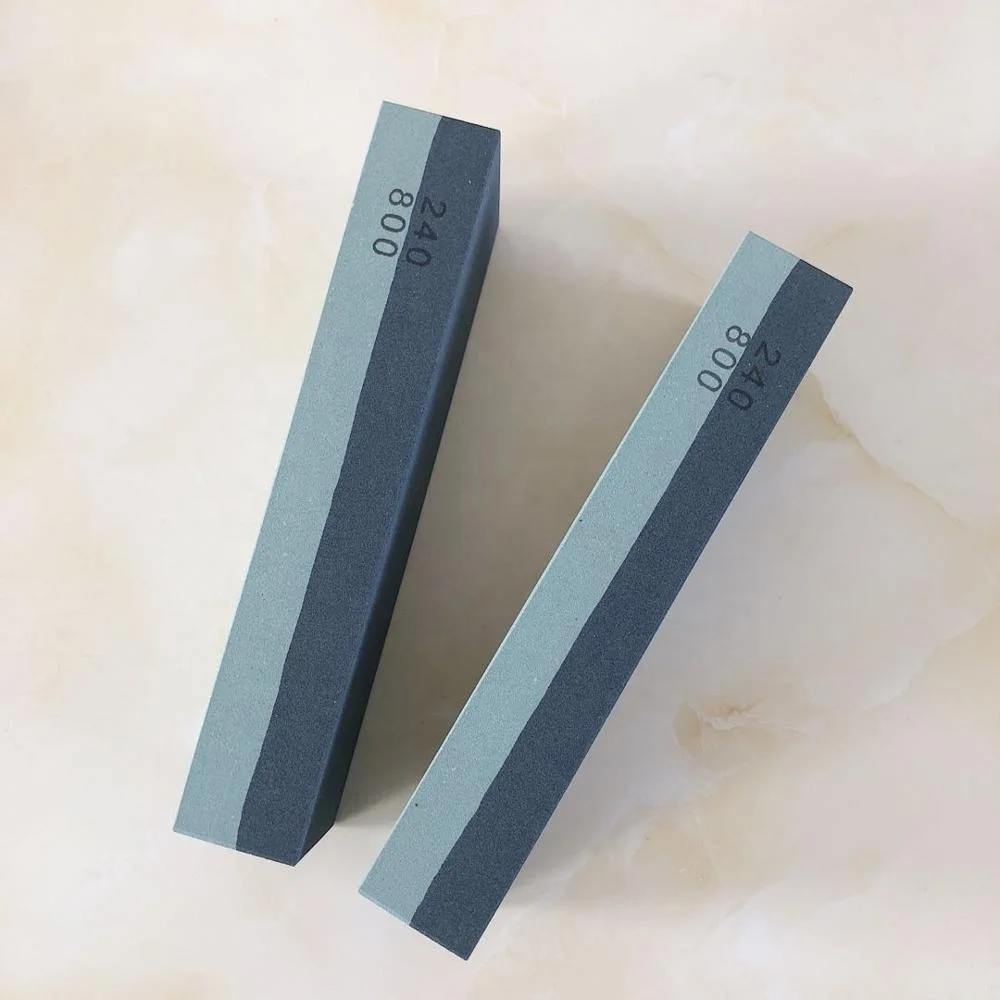 
Double-sided knife sharpening grinding oil stone#240-800 green 