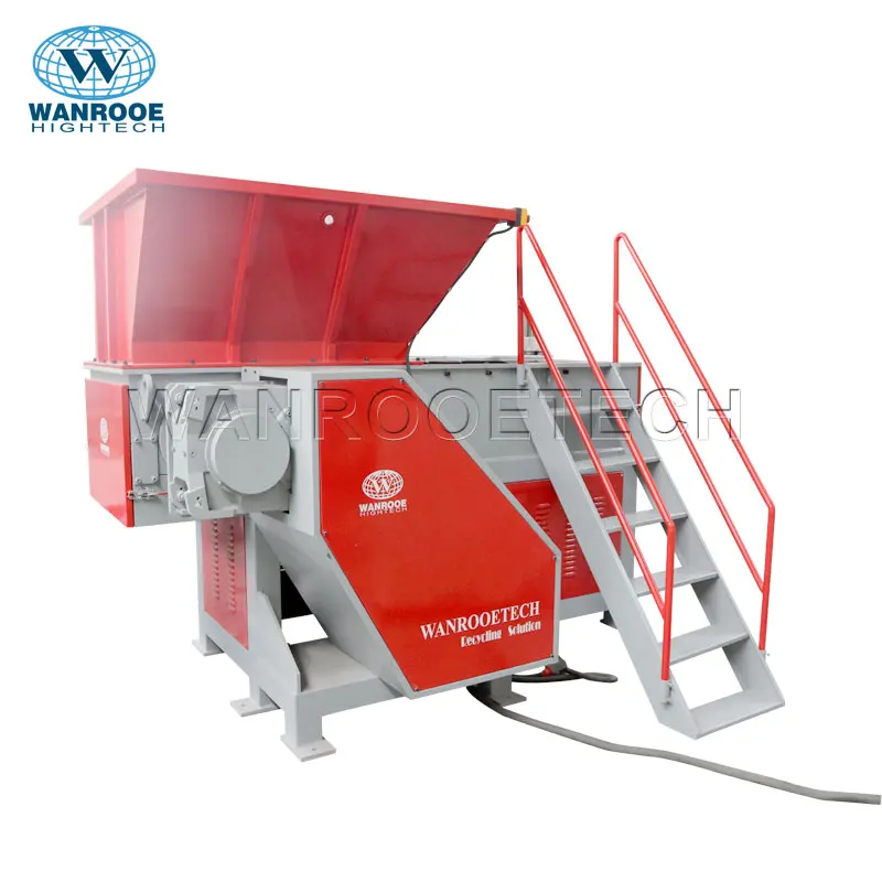 Single Shaft Wood Pallet Plastic Recycling Machine Single Shaft Shredder Machine