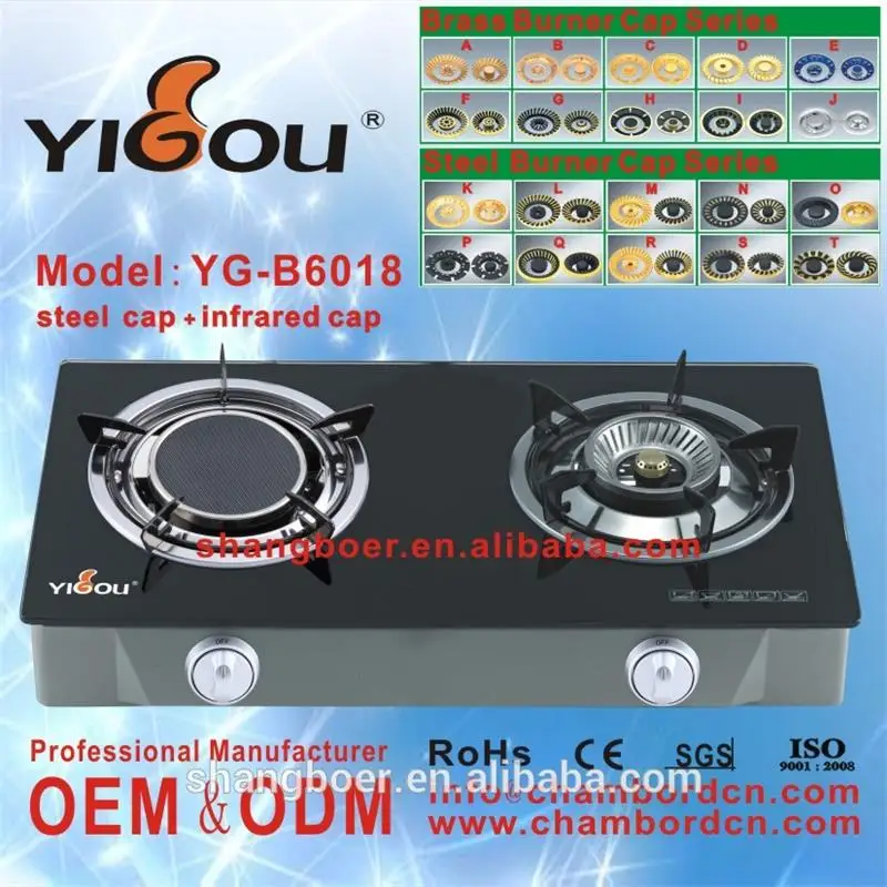 YG-B6018 portable camping gas stove/ 2 burner commercial gas stove/ single gas burner