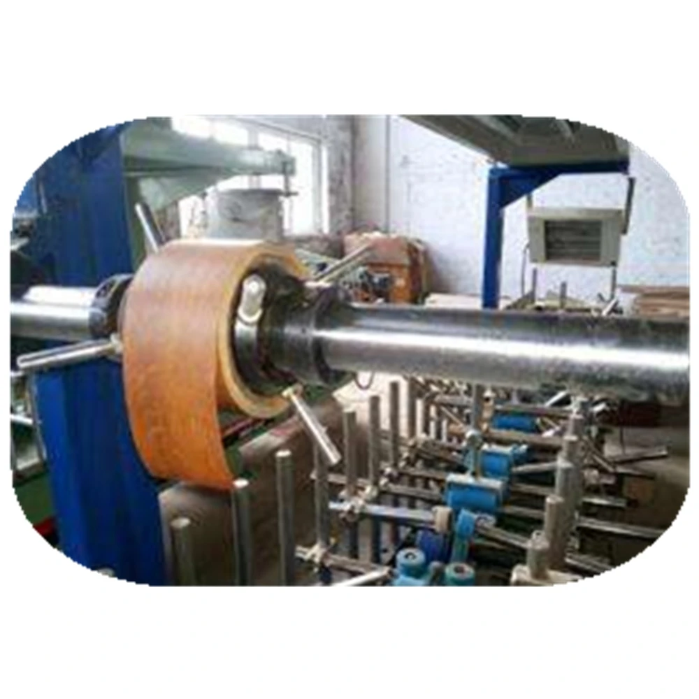 PUR hot melt glue profile wrapping machine with fast changing rollers