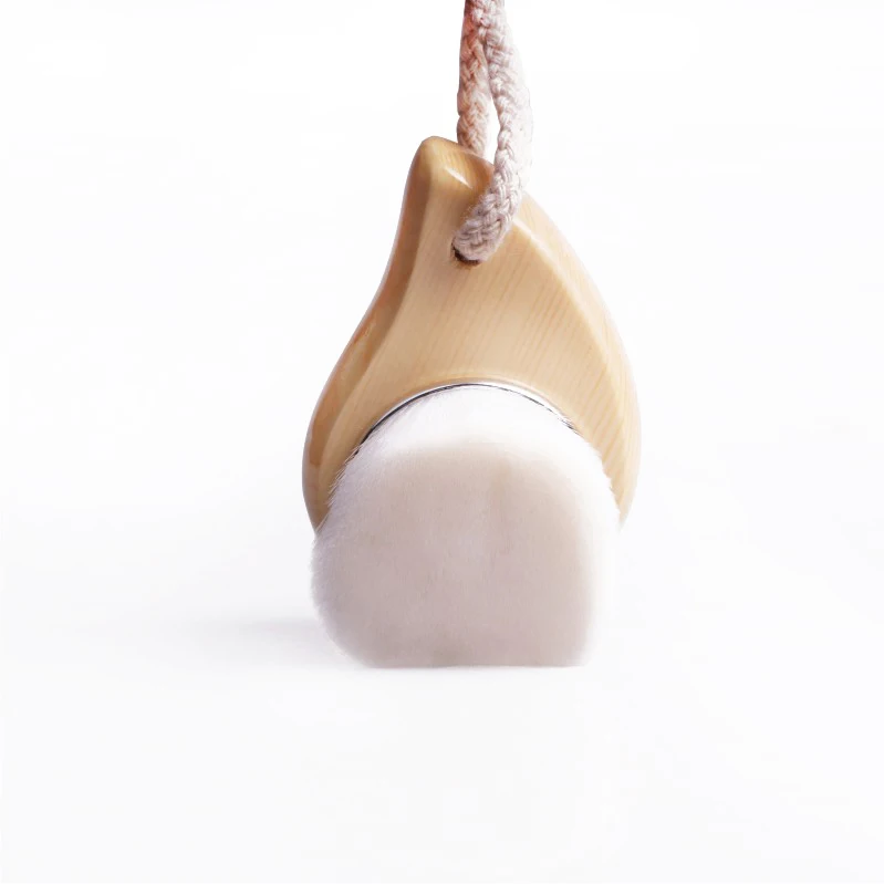 
wooden mini face Care Face Cleaning Brush for Deep Pore Cleansing Face Brush 