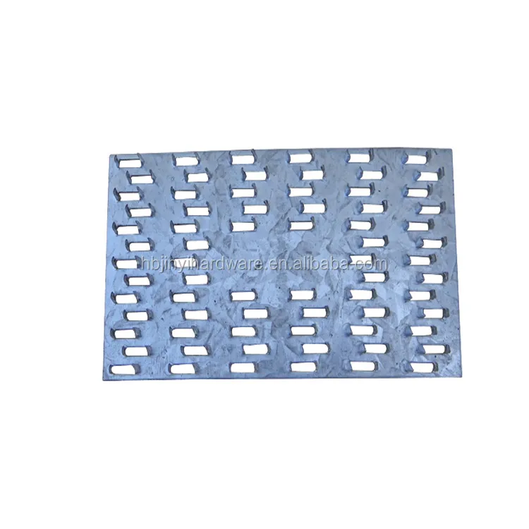 Truss roof nail plate