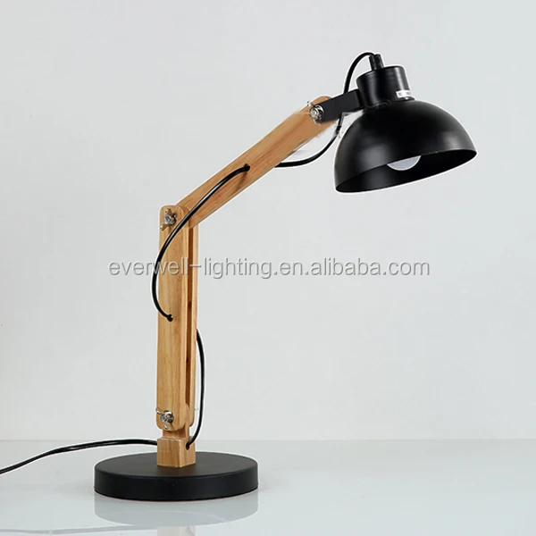 modern adjustable wood desk lighting desk lamp