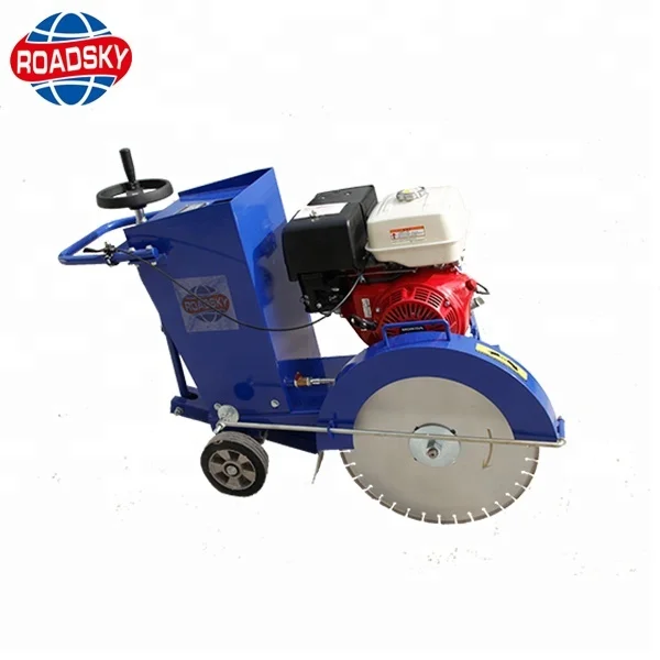 
honda engine bitumen concrete surface road floor cutting machine 