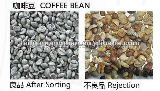 coffee beans automatic sorting machine in china