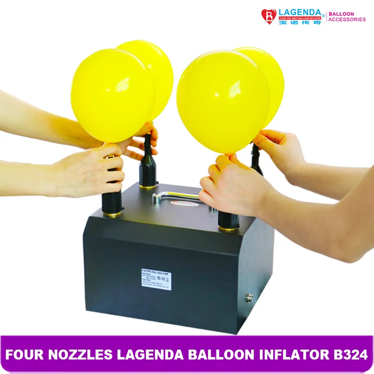 
B324 Lagenda 1500W Wedding Decoration Foot Pedal Four Nozzles Electric Balloon Air Inflator 