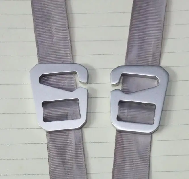 20mm metal g hook , tri-glide buckle ,metal luggage strap clips