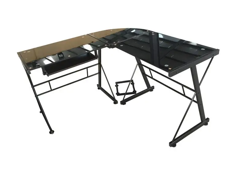 Office Metal Manager Workstation Table Long Cheap Station Reading Modern Glass Working Design Desk Office Home Corner Table Set
