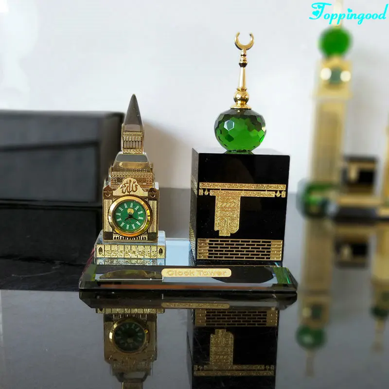 Makkah Crystal Royal Clock Tower Model For Muslim Souvenir