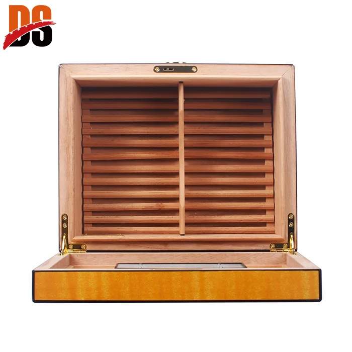 Hot premium travel humidor home storage cigar wood packaging boxes